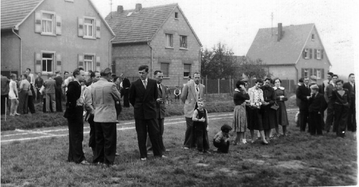 Turner beim Gauturnfest in Münster 1952/53